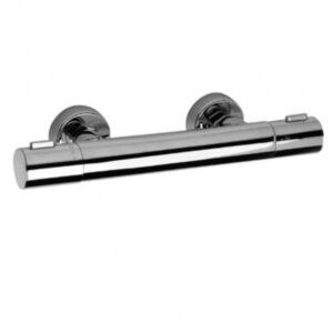 ( طلب مسبق ) خلاط شاور ثرموستات اكوا حائطى AQ4220000E10 قلب سيراميك بمحدد درجة حرارة صمام عدم رجوع و منظم لتوفير المياة اللون كروم من ديورافيت