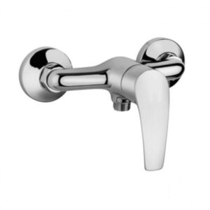 ( طلب مسبق ) خلاط شاور لاجو LA4230000E10 تركيب حائطى و قلب سيراميك بمحدد درجة الحرارة و فلتر سهل التنظيف و منظم لتوفير المياة اللون كروم من ديورافيت