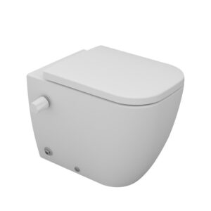 ( طلب مسبق ) مرحاض مينى ماجنوس 220849 بالشطاف الداخلي هيدروجيت والسيديلى من سانى بيور