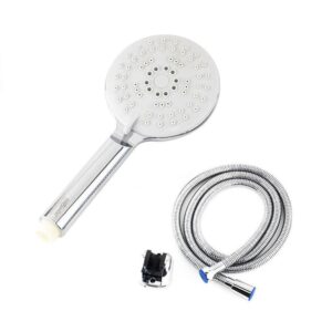 ( طلب مسبق ) مجموعة سماعة اليونان سماعة 3 نظام بالخرطوم 150سم والعلاقة منتج مستورد صناعة تركى اللون كروم من ايبوميكس