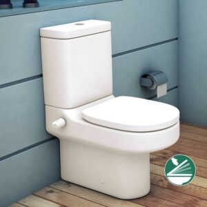 ( طلب مسبق ) مرحاض ملاصق للحائط ايديال ستاندرد بلايا G 4925 برجامون الصرف S/P بالسيديلي ذاتي الغلق والخزان بالماكينة والشطاف الداخلي ومجموعة التثبيت