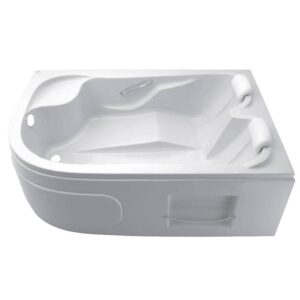 ( طلب مسبق ) بانيو تونك يمين G8822 - شمال G8834 مقاس 180 × 120 سم بمقبض كروم من أيديال ستاندرد