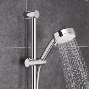 مسطرة دش جروهي تيمبستا 27578002 سماعة 2 نظام وخرطوم 175 سم حراري اللون كروم