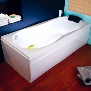 ( طلب مسبق ) بانيو دالاس 800659 مقاس 170 × 75 سم بمخدة وكرسى من ديورافيت