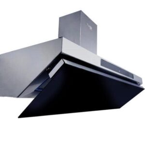 ( طلب مسبق ) شفاط مطبخ جولدن سوفتو مقاس 60 سم فوق البوتاجاز بيلت إن صناعه تركى ستانلس ستيل اللون أسود من بيورتى