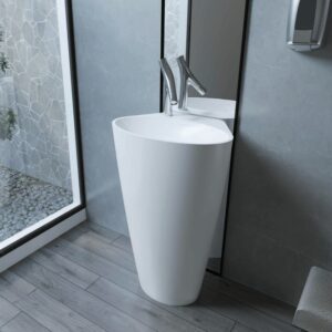 ( طلب مسبق ) حوض دانوب ارضى 0016005 مقاس 90 × 58 × 43 سم بالفايظ من ساني بيور