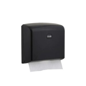 ( طلب مسبق ) وراقة مناديل K1B مستطيلة سعة 200 منديل أسود مقاس 27.5 × 23 × 10.5 سم مستوردة صناعة تركى من فيالى