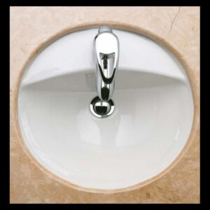 ( طلب مسبق ) حوض تحت الرخامة سيركل دائري G 4103 مقاس 49 سم ايديال ستاندرد