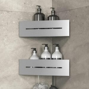 ركنة co-03-02S ستانلس ستيل عدد 2 دور اللون كروم من بانيوكس