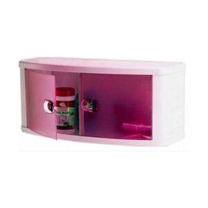 دولاب / صيدلية 2 ضلفة 65 سم B10 شفاف روز منتج مستورد تركي من بريما نوفا