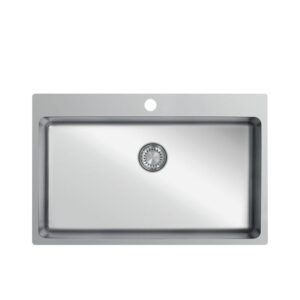 ( طلب مسبق ) حلة - حوض مطبخ LP 790 هاند ميد ستانلس المقاس 50 × 79 سم سٌمك 1 مم بفتحة للخلاط بالصرف 3 بوصة منتج مستورد تركى من ليتو