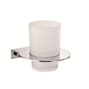 كأس فرشاة إسنان tbh-01-02s ستانلس ستيل قطر 11 سم اللون كروم من بانيوكس