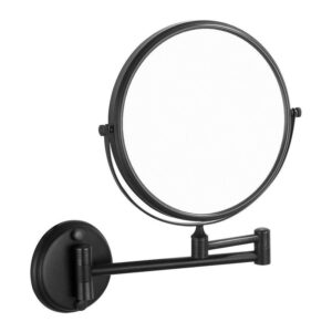 ( طلب مسبق ) مرأة 5076 ستانلس ستيل وجهين مقاس 8 بوصة اللون أسود مط من انفينيتى