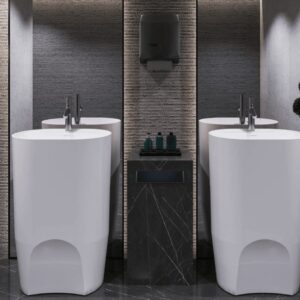 ( طلب مسبق ) حوض رون ارضى 0016002 مقاس 90 × 60 × 40 سم بالفايظ من ساني بيور