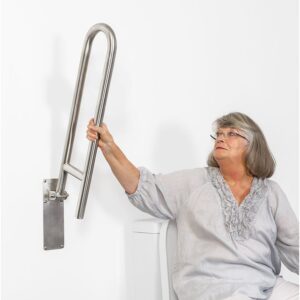 ( طلب مسبق ) مسند مرحاض AL TS 68 SS استانلس ستيل 304 مقاس 68 سم ماسورة قطرها 32 مللي سُمكها 1.2 مللي من الفا